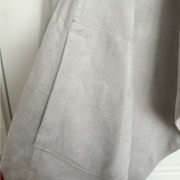 Reversible faux leather and suede jacket - Picture 6 of 7